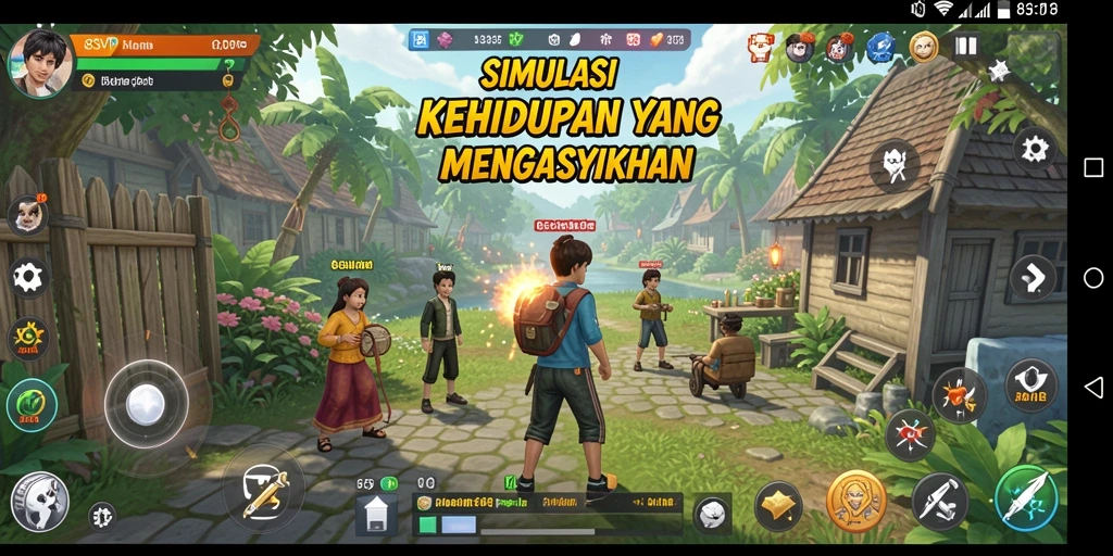 Tampilan gameplay <strong>8SVIP</strong> yang menarik dengan interaksi karakter.