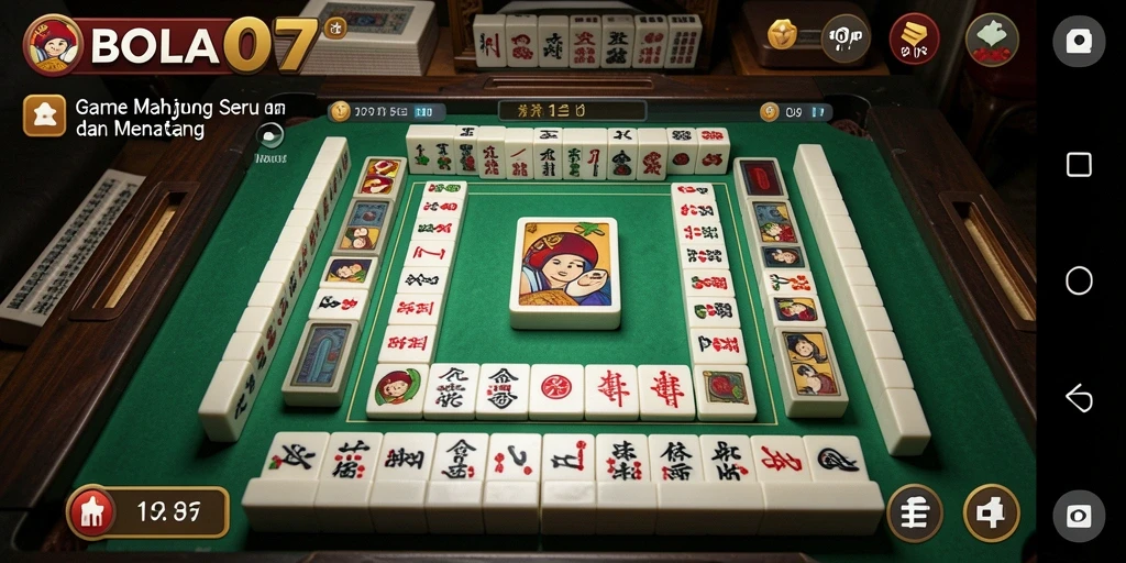 Gameplay seru BOLA07 yang penuh tantangan Mahjong.