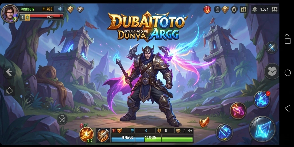 Tampilan menarik dari gameplay DUBAITOTO di dunia ARPG.