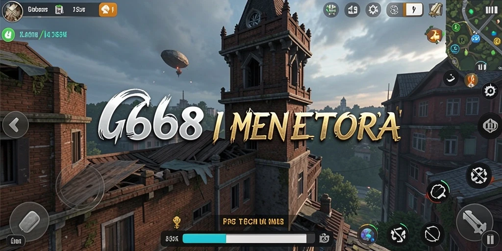 Tampilan gameplay menakjubkan G668 dalam pertarungan Tower Defense.