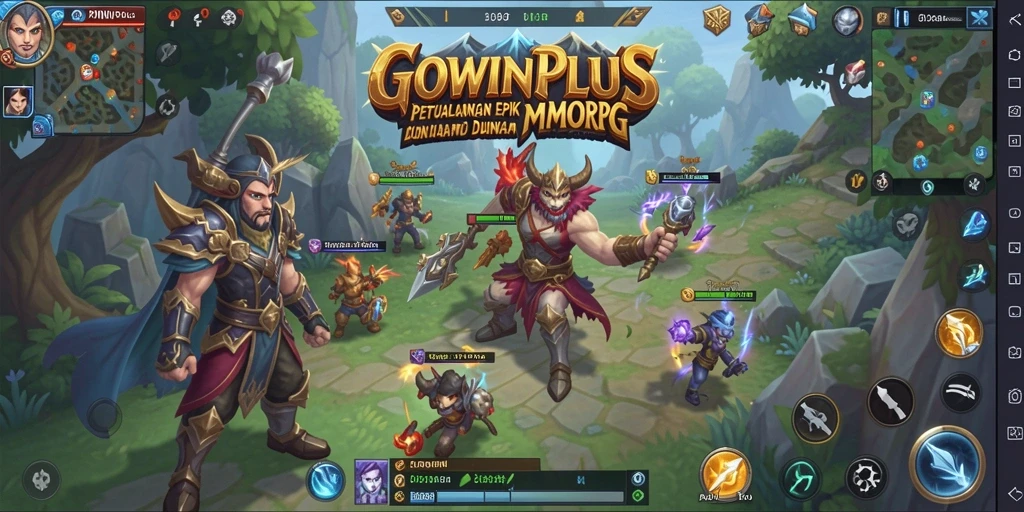 Tampilan gameplay <strong>GOWINPLUS</strong> yang penuh aksi dan petualangan.