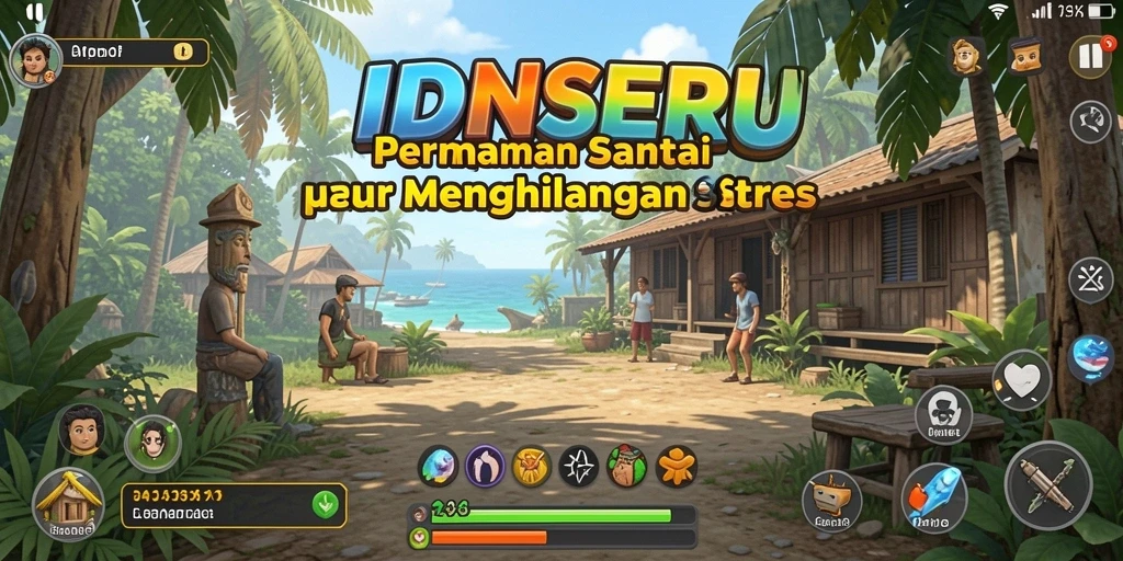 Screenshot <strong>IDNSERU</strong> menampilkan keseruan gameplay santai yang seru.
