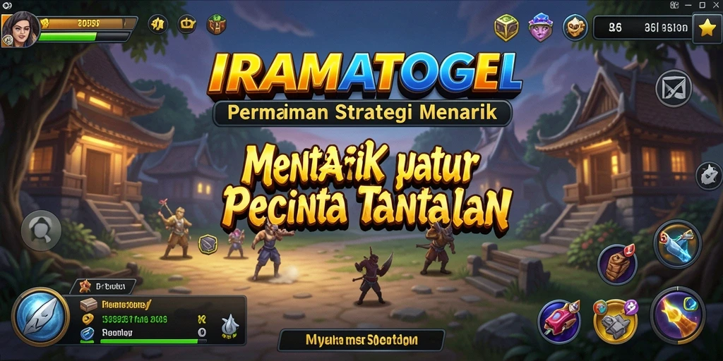 Tampilan gameplay menantang dalam IRAMATOGEL dengan strategi yang mendebarkan.