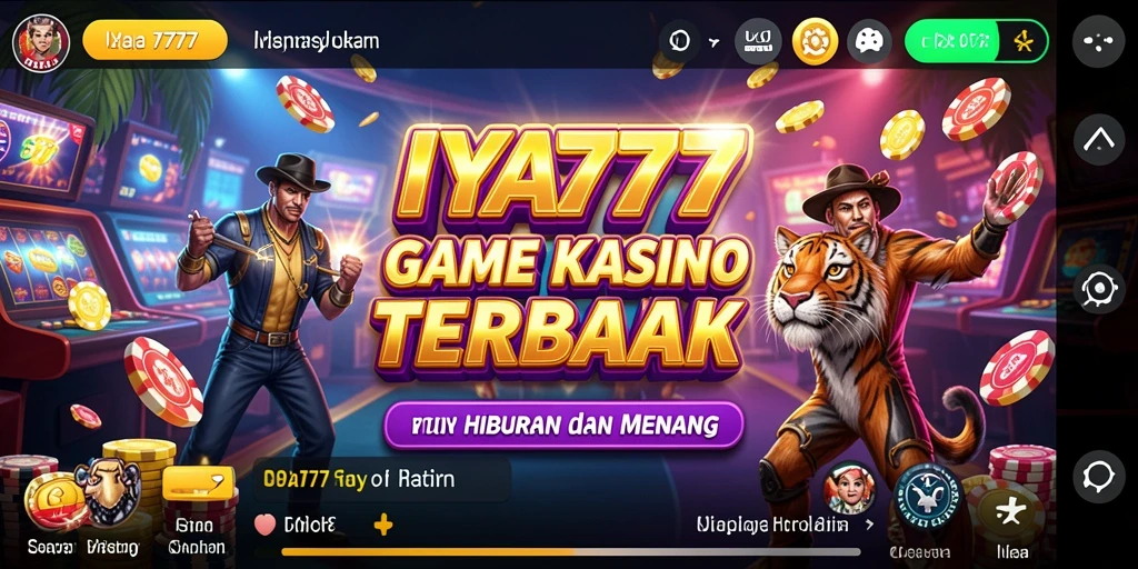 Tampilan gameplay Kasino yang mengasyikkan di IYA777