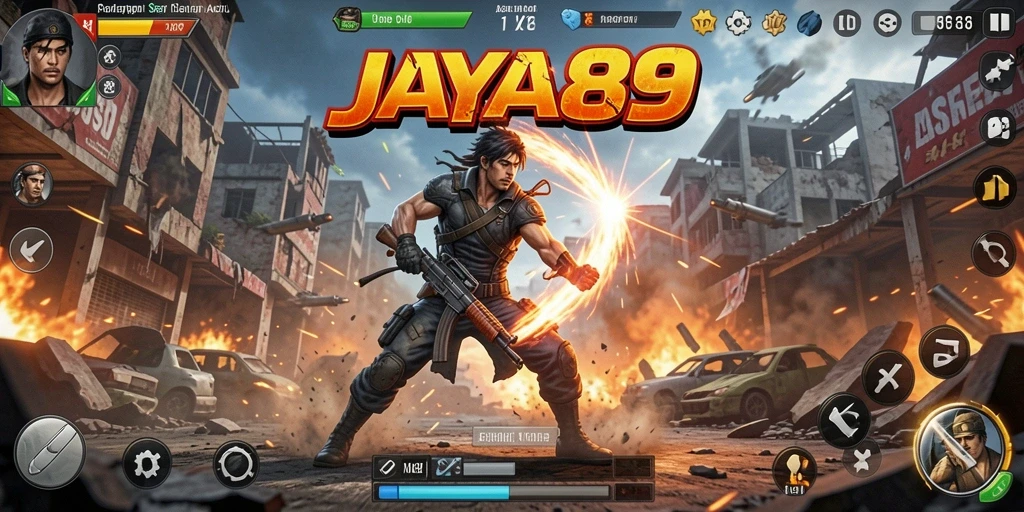 Tampilan gameplay JAYA89 yang mendebarkan dengan pertarungan seru.