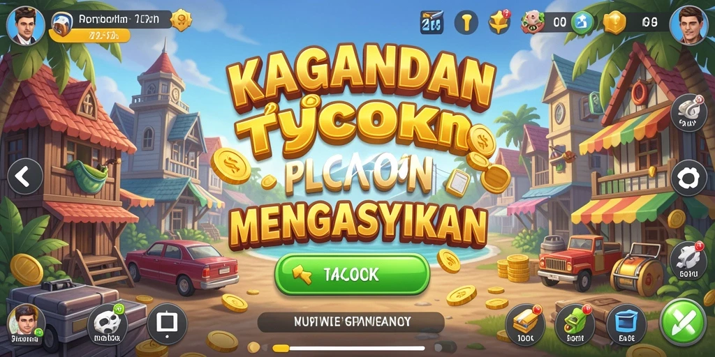 Tangkapan layar gameplay KAGANDAN menunjukkan pengalaman Tycoon yang mendebarkan.