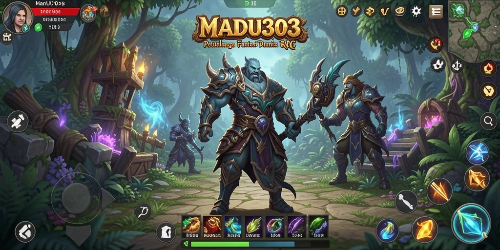 Tangkapan layar menunjukkan gameplay memukau dalam dunia RPG.