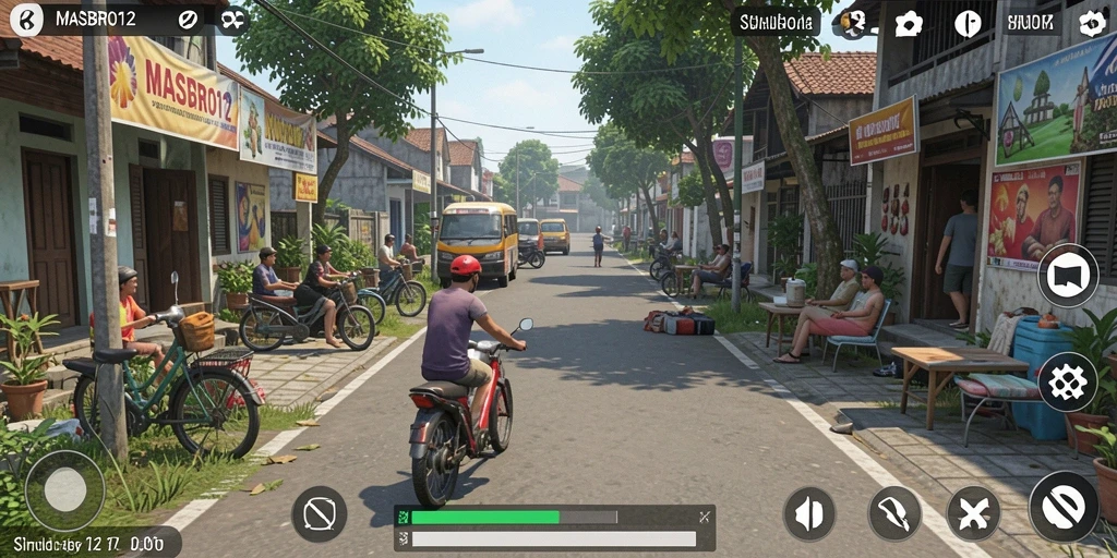 Tampilan gameplay <strong>MASBRO12</strong> yang menakjubkan dan interaktif.