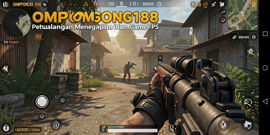 Gameplay intens OMPONG188 yang menampilkan aksi tembak-menembak.