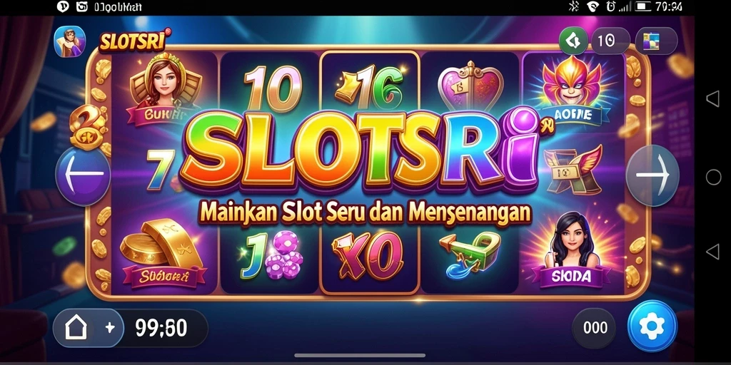 Screenshot gameplay SLOTSRI menampilkan keseruan bermain slot.