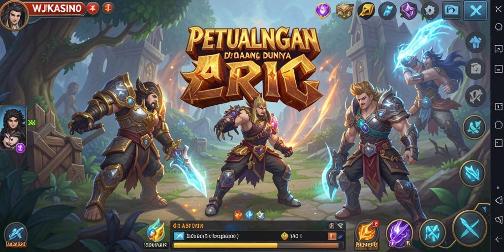Tampilan menarik dari gameplay ARPG WJKASINO yang menantang.